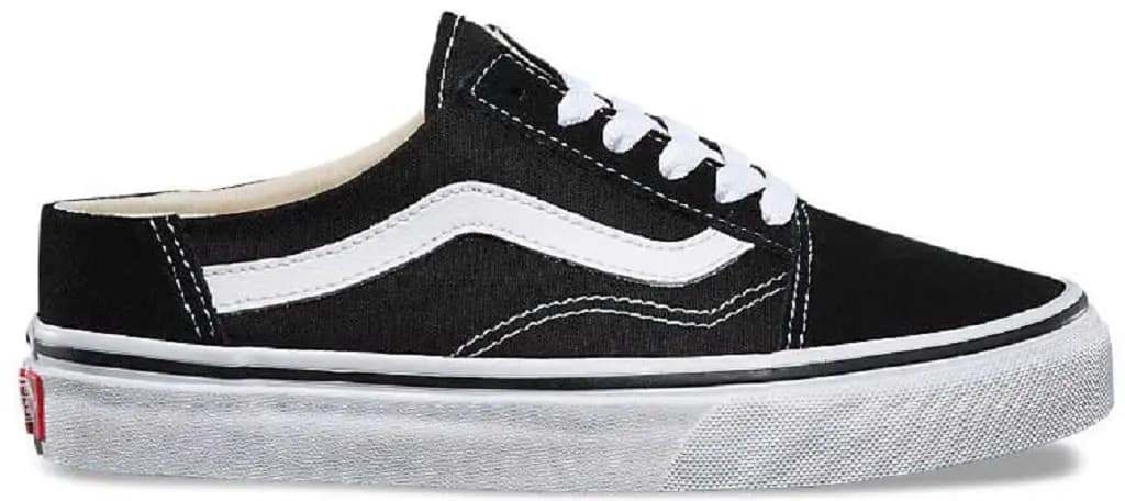 Giày Vans Old Skool Mule Sneakers Shoes 'Black White' VN0A4P3YTC6