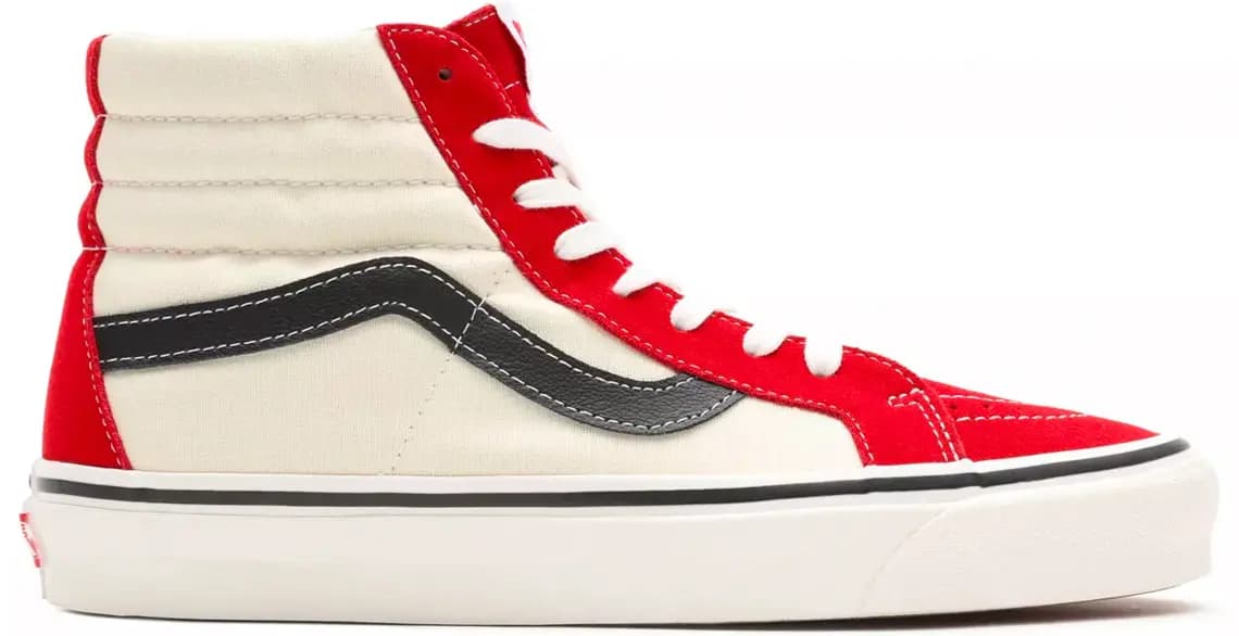 Giày Vans Sk8-Hi 38 DX 'Anaheim Factory White Red' VN0A38GF4UK