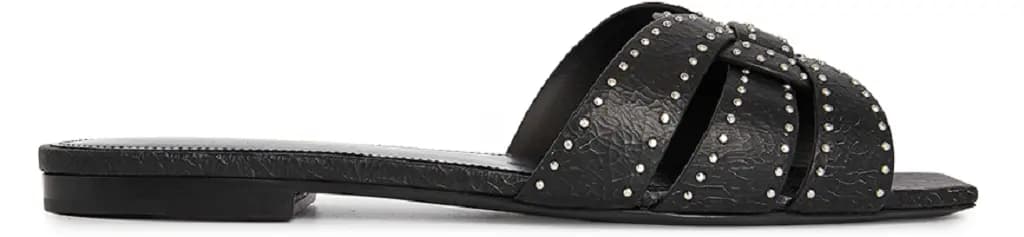 Dép Saint Laurent Tribute Mule Slippers 'Black' 688670-AAAHQ-1000