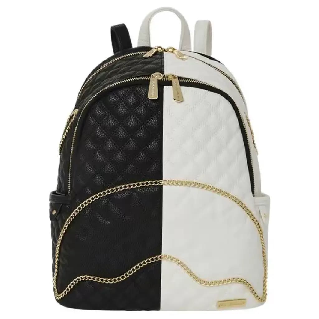 Balo Sprayground Stitching Rhombus 'Black White' 910B4424NSZ