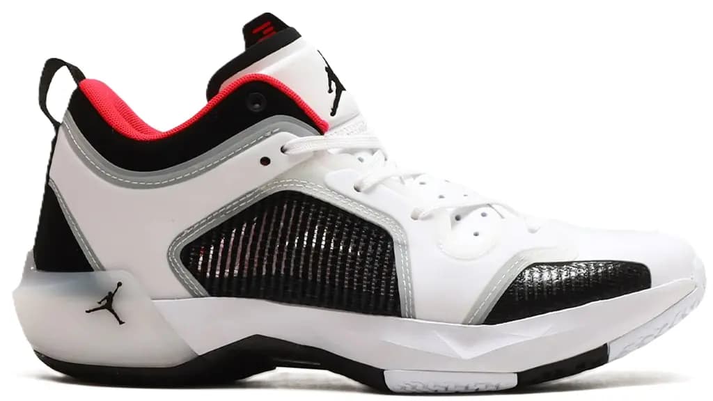 Giày Nike Air Jordan XXXVII Low PF 'White Black Siren Red' DQ4123-100
