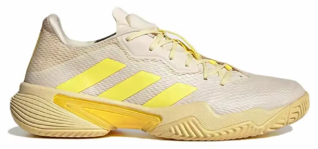 Giày Tennis Adidas Barricade 'Beige Yellow' GY1448