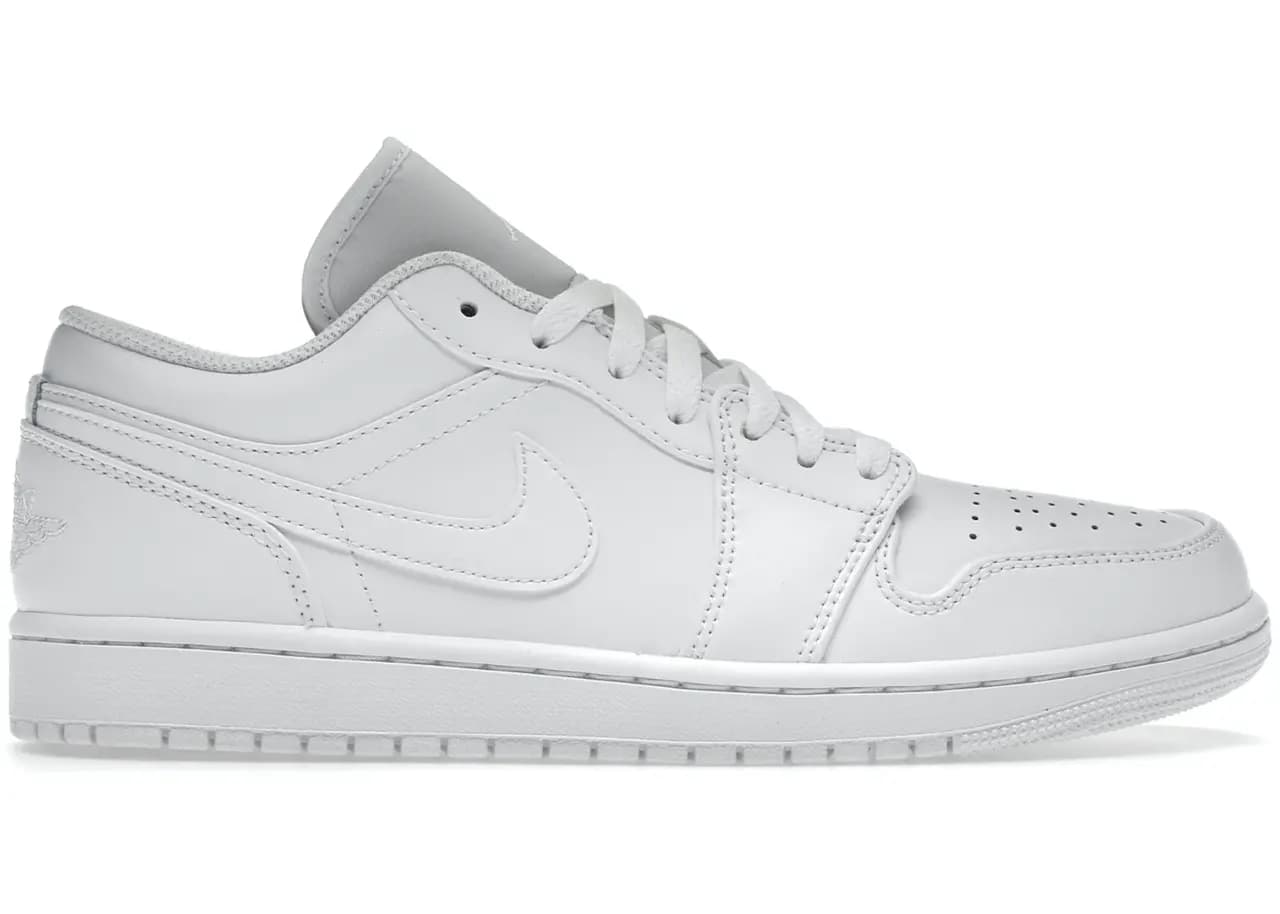 Giày Nike Air Jordan 1 Low 'Triple White' 553558-136