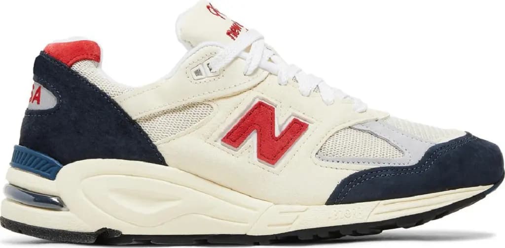 Giày New Balance 990v2 'White Red' M990TA2