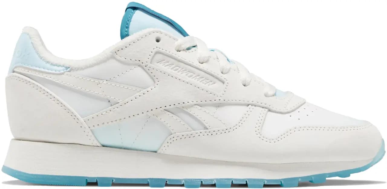 Giày Reebok Classic Leather x MadWoman 'Chalk Thirsty Blue' GW3827