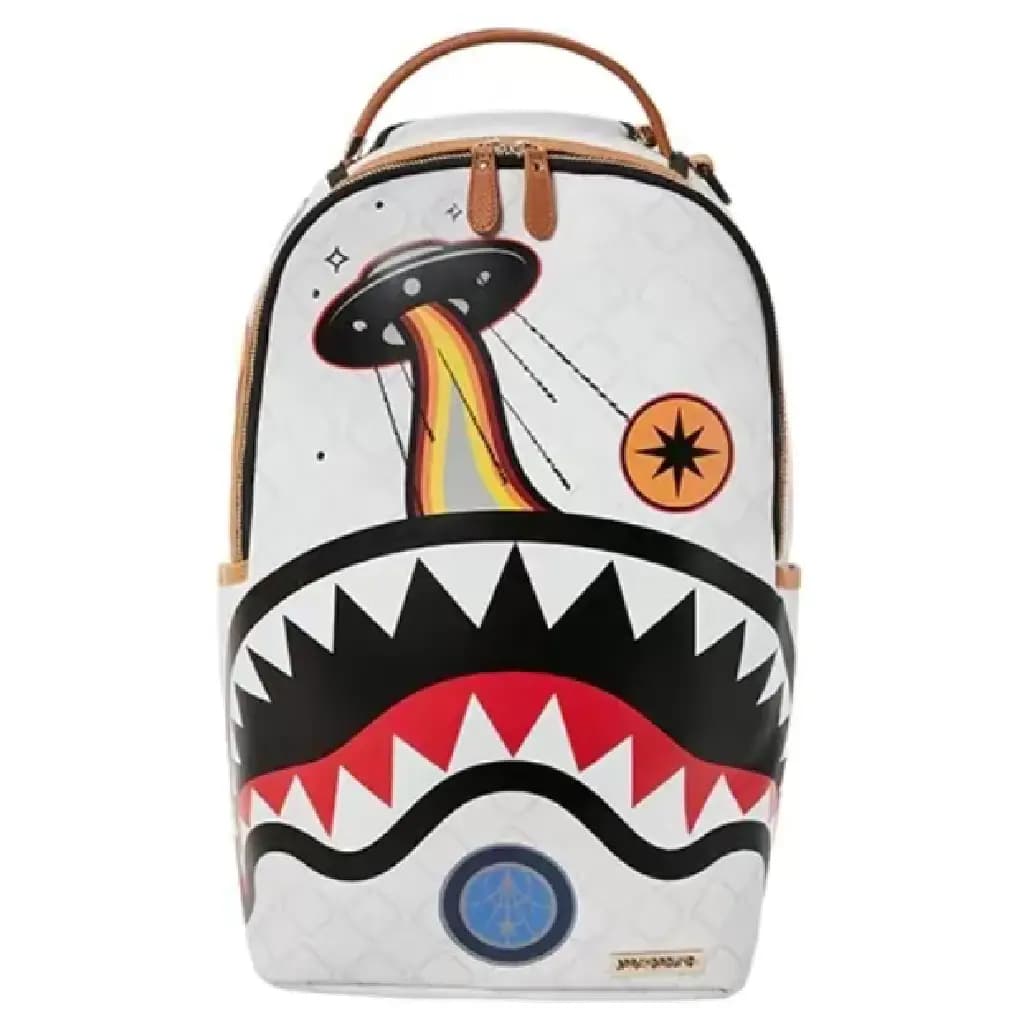 Balo Sprayground Alien Rich DLX Shark 'White' W0825729 Balo Sprayground Alien Rich DLX Shark 'White' W0825729
