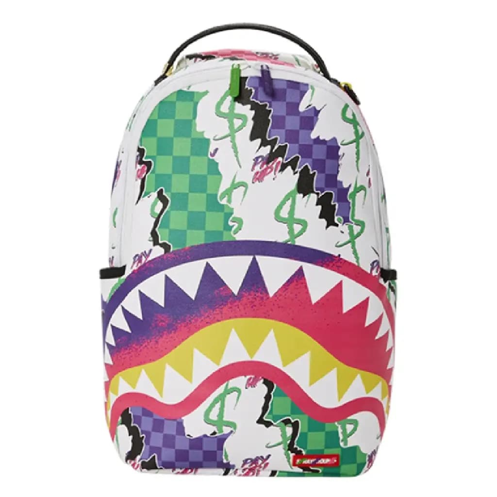 Balo Sprayground Shark Mouth 'Colorful Graffiti' W0835711 Balo Sprayground Shark Mouth 'Colorful Graffiti' W0835711
