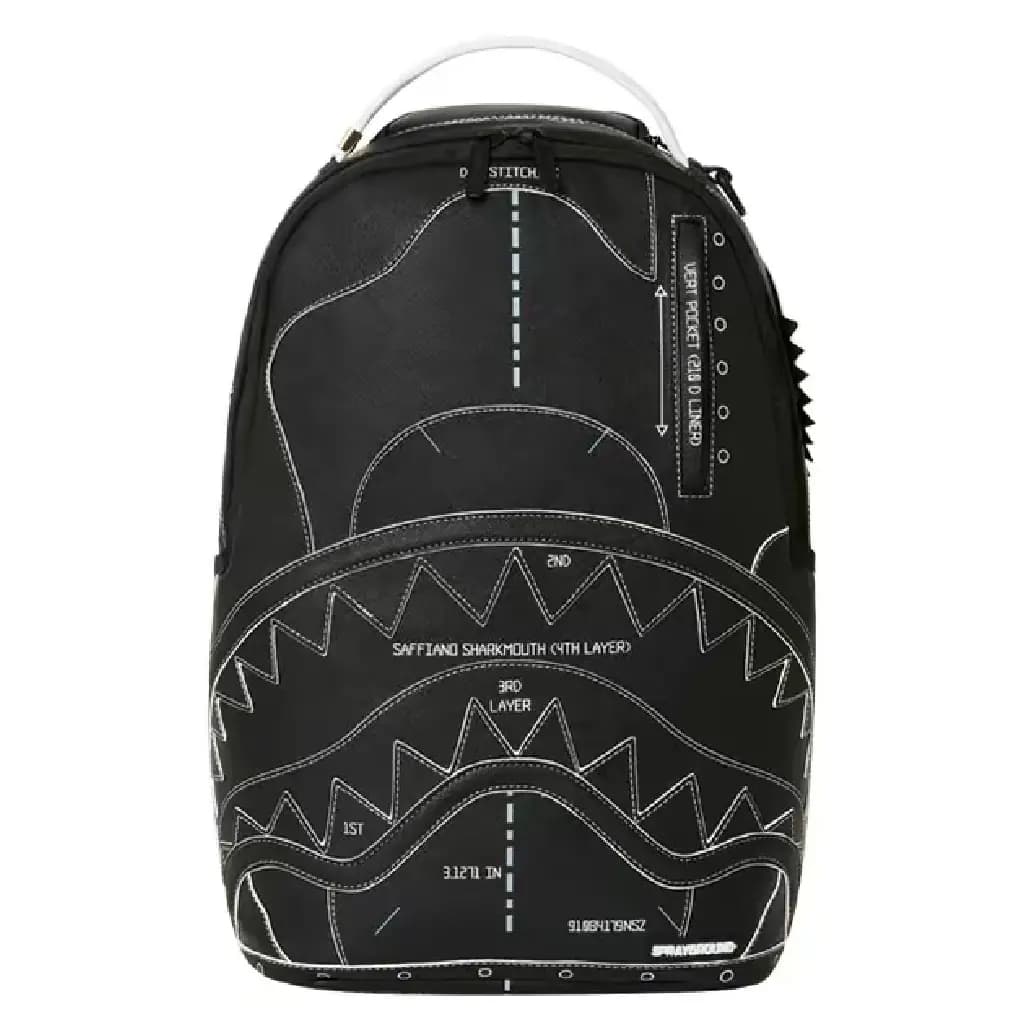 Balo Sprayground Trendy Shark Mouth Large 'Black' W0835715 Balo Sprayground Trendy Shark Mouth Large 'Black' W0835715
