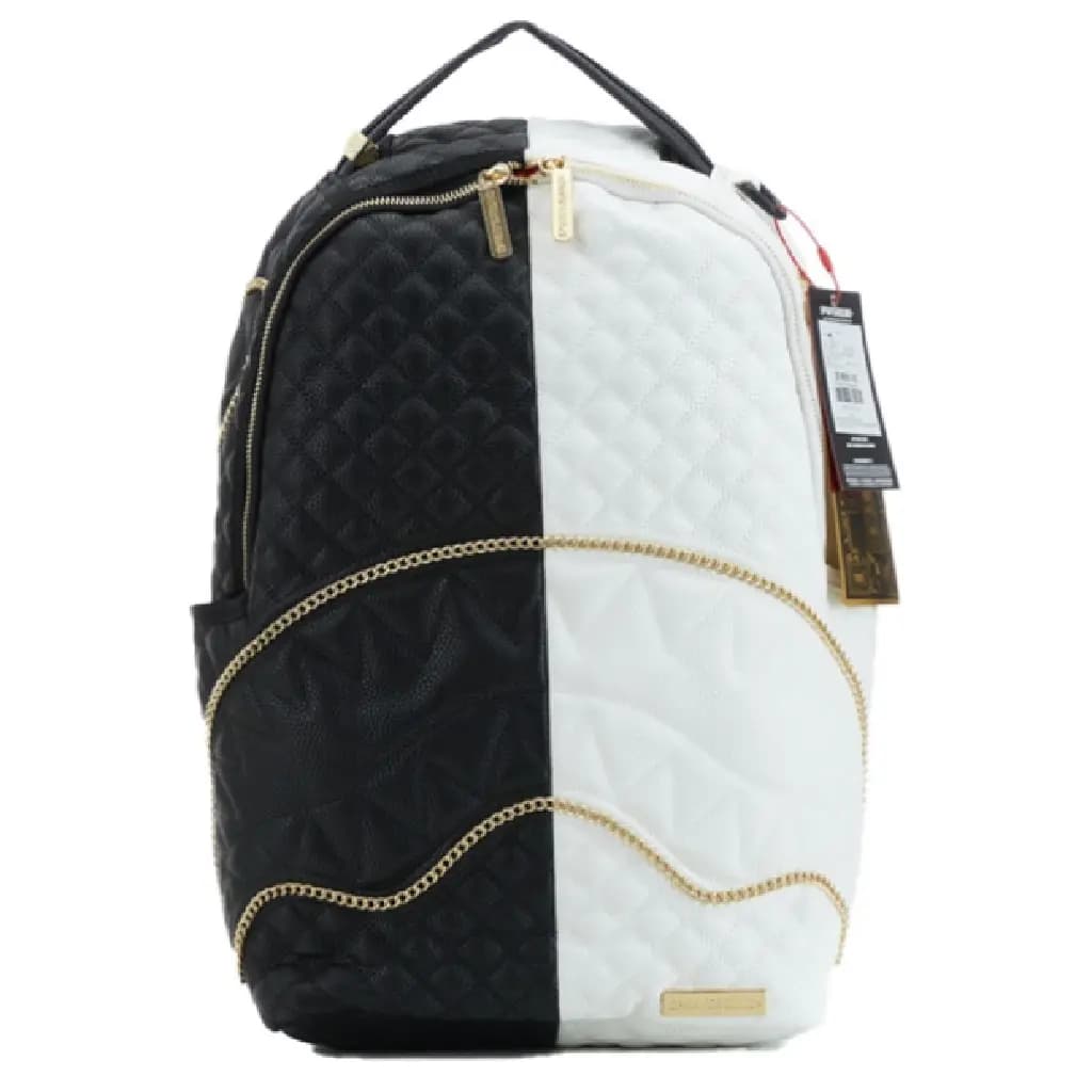 Balo Sprayground Chain Shark Mouth 'White Black' W0845710