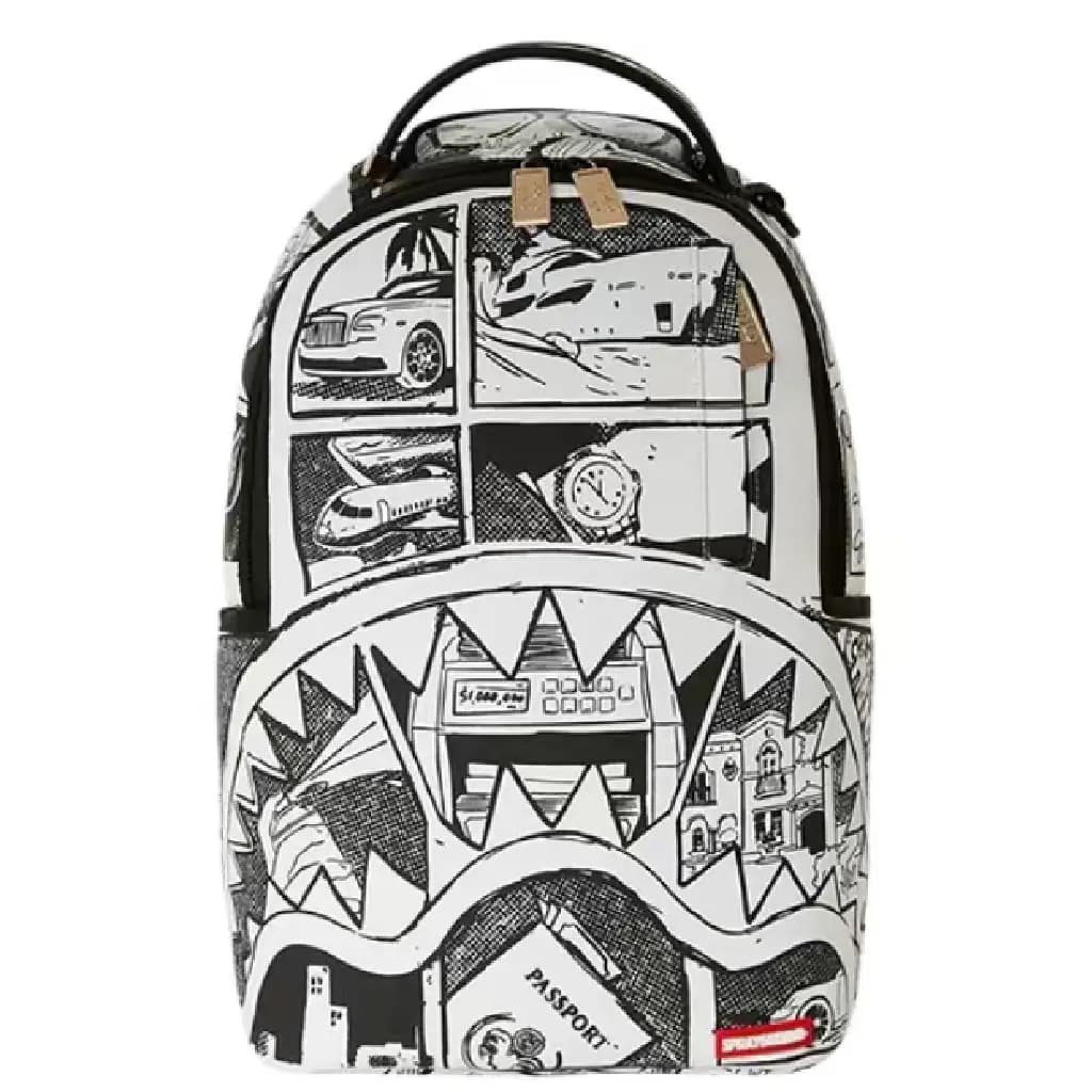 Balo Sprayground Comic Style 'White' W0845735 Balo Sprayground Comic Style 'White' W0845735