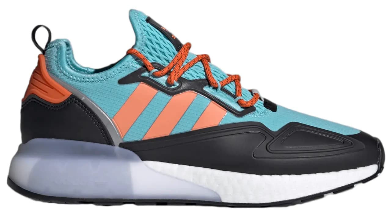 Giày Adidas ZX 2K Boost 'Light Aqua Easy Orange' FZ0217