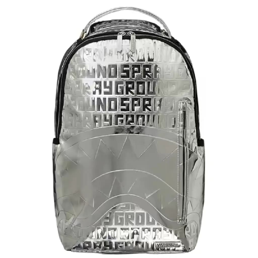 Balo Sprayground Metal High Quality Shark Mouth 'Silver' W0845705