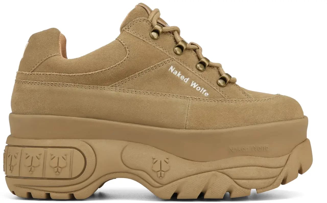Giày Naked Wolfe Sporty 'Taupe Suede'