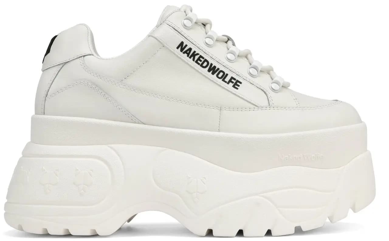 Giày Naked Wolfe Sprinter 'White Leather'