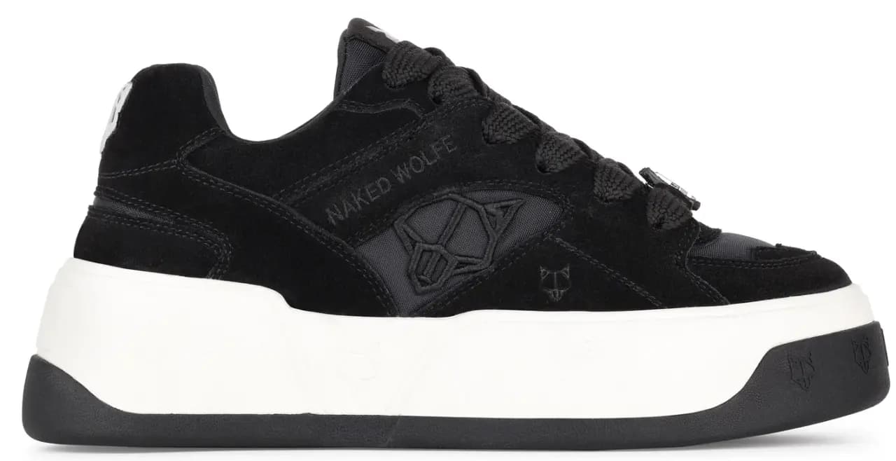 Giày Naked Wolfe Crash Cow Suede 'Black'