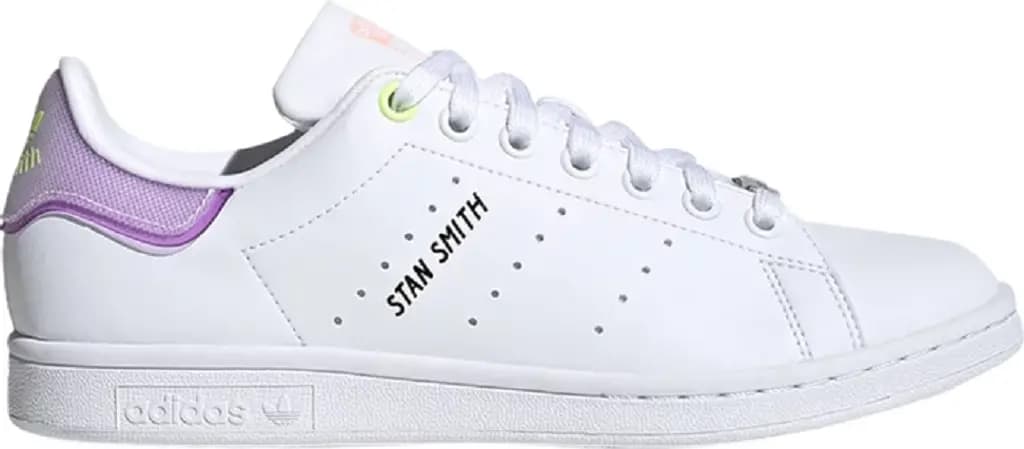 Giày Adidas Stan Smith 'White Purple Lime' FZ3653