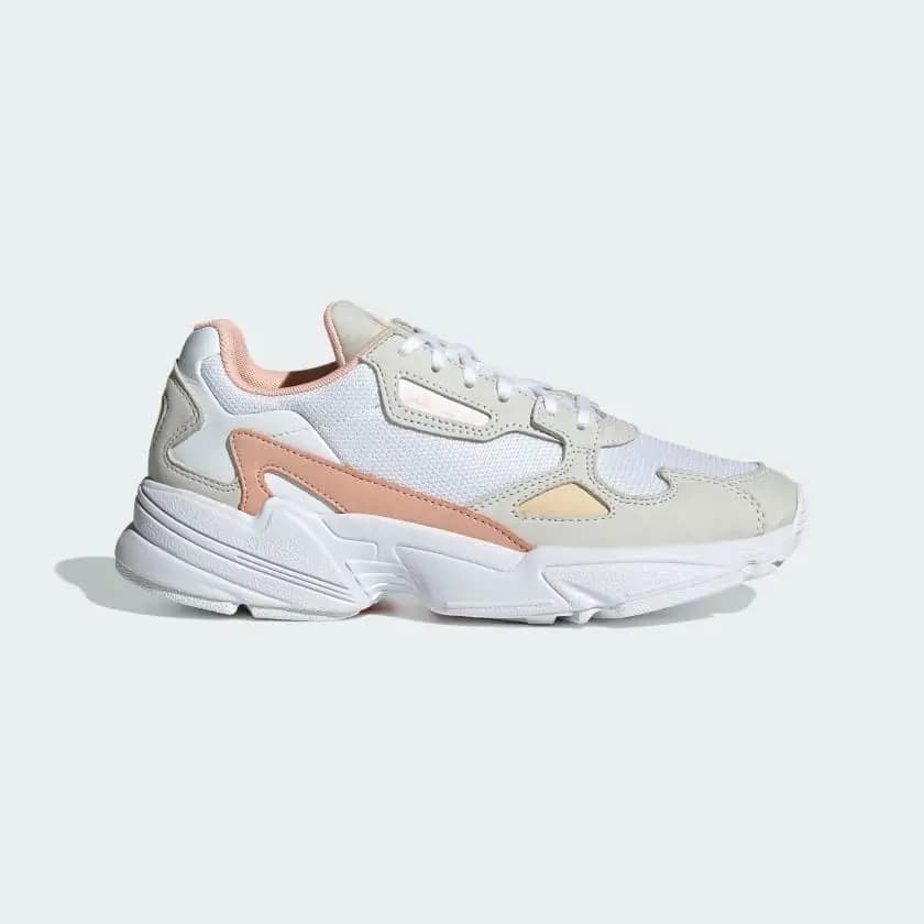 Giày Adidas Originals Falcon 'White Pink' GV7366
