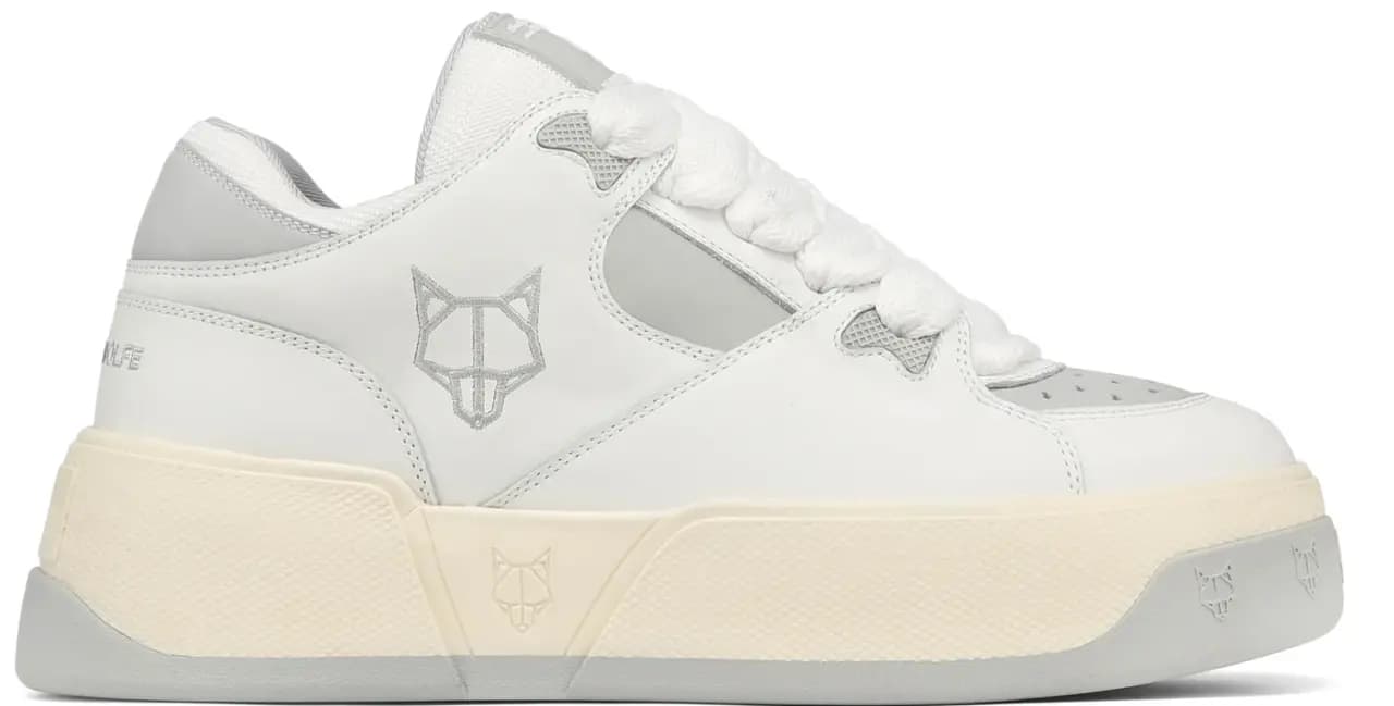Giày Naked Wolfe Kicky 'Grey White'