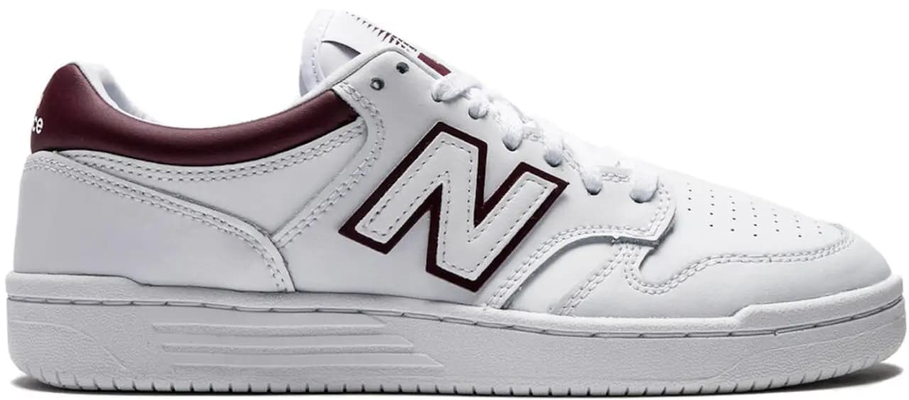Giày New Balance 480 'White Maroon' BB480LDB