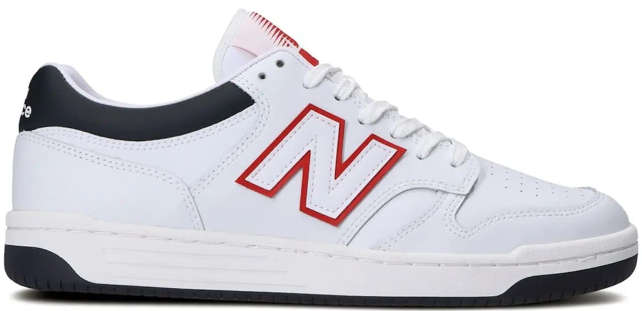 Giày New Balance BB480 'White Navy Red' BB480LWG