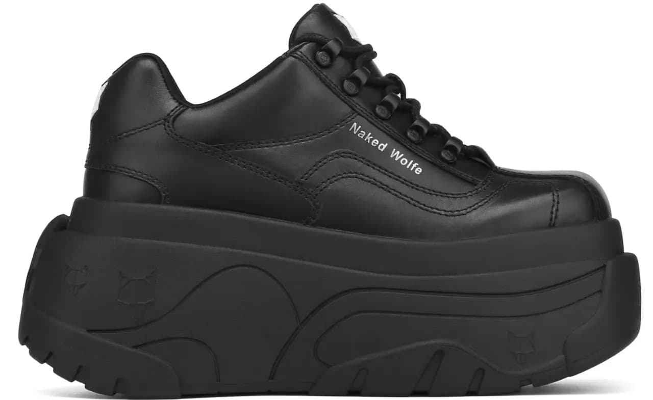Giày Naked Wolfe Satisfy 'Black Leather'