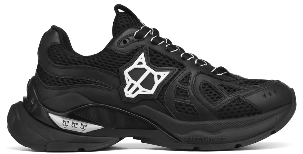 Giày Naked Wolfe Smash Double 'Black Mesh'