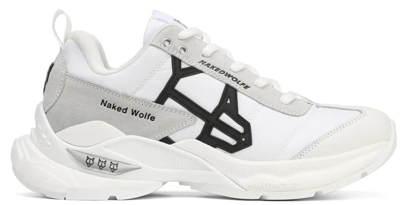 Giày Naked Wolfe Society 'White Nylon'