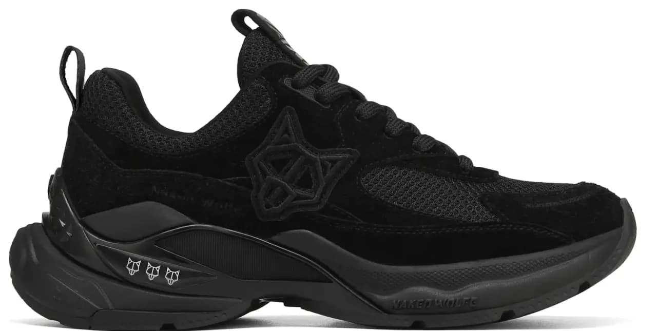 Giày Naked Wolfe Super 'Double Black Suede'