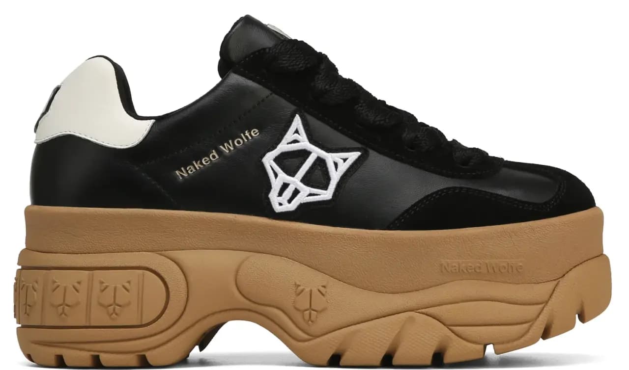 Giày Naked Wolfe Warrior 'Black Leather'