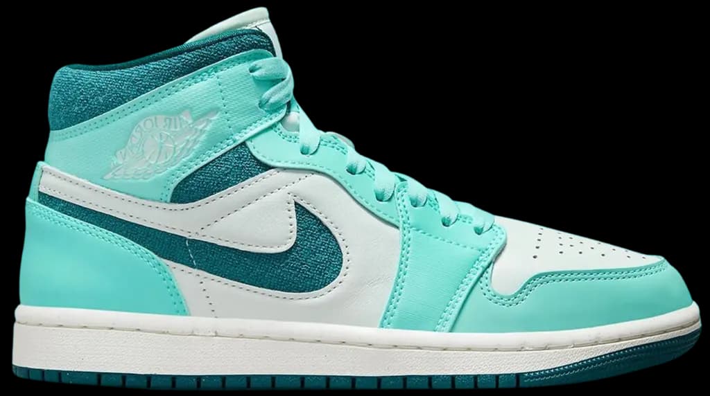 Giày Nike Air Jordan 1 Mid 'Bleached Turquoise' DZ3745-300