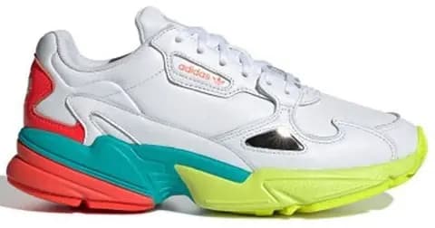 Giày Adidas Originals Falcon 'White Aqua Red' EH0319