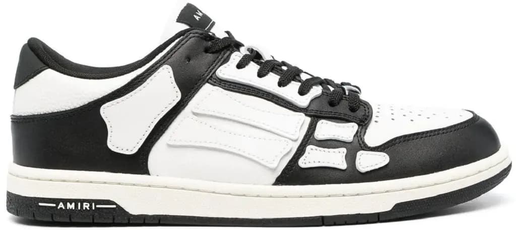 Giày Amiri Skel High Tops 'Black White' PXMFS001-004