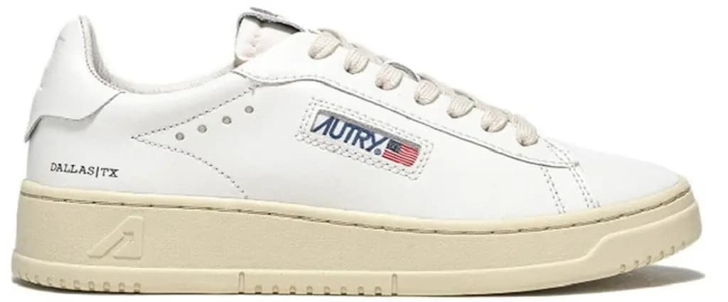 Giày Autry Dallas Low Leather 'White' ADLW-NW01