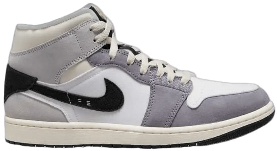Giày Nike Air Jordan 1 Mid SE Craft GS 'Cement Grey' FD9091-002