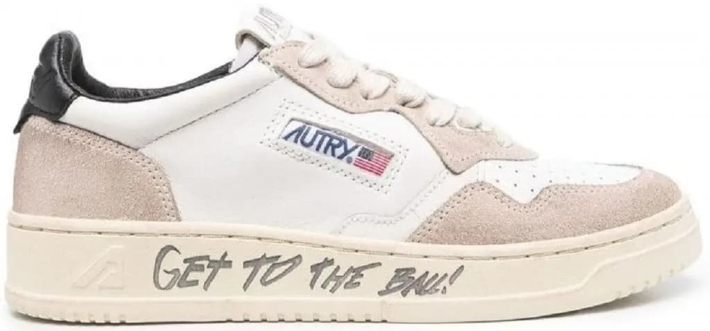 Giày Autry Medalist Low 'White Black' AULW-LD02