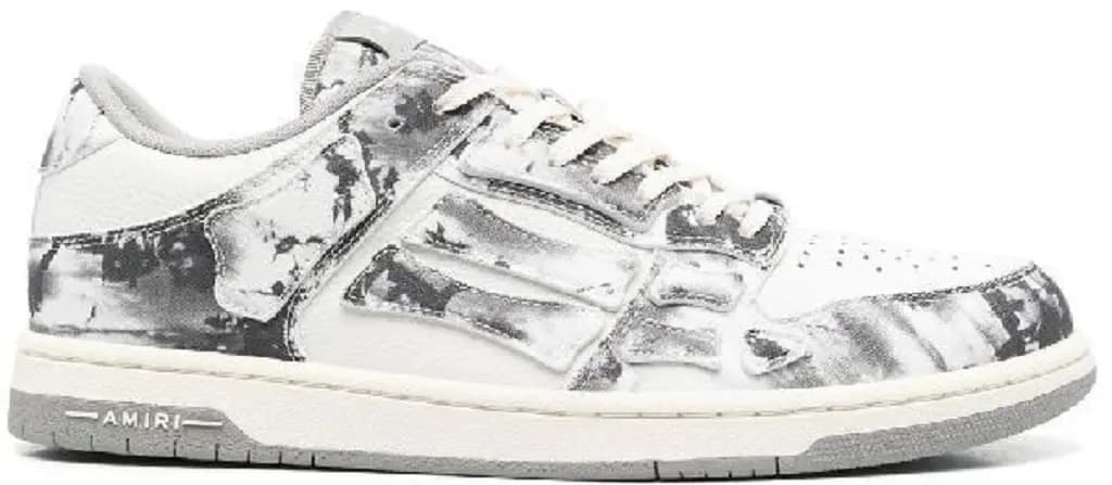 Giày Amiri Skel Top Low 'Grey Tye Dye' SS23 MFS003-030