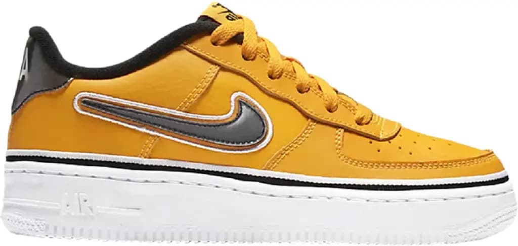 Giày Nike Air Force 1 Low LV8 GS x NBA 'University Gold' BV1248-700