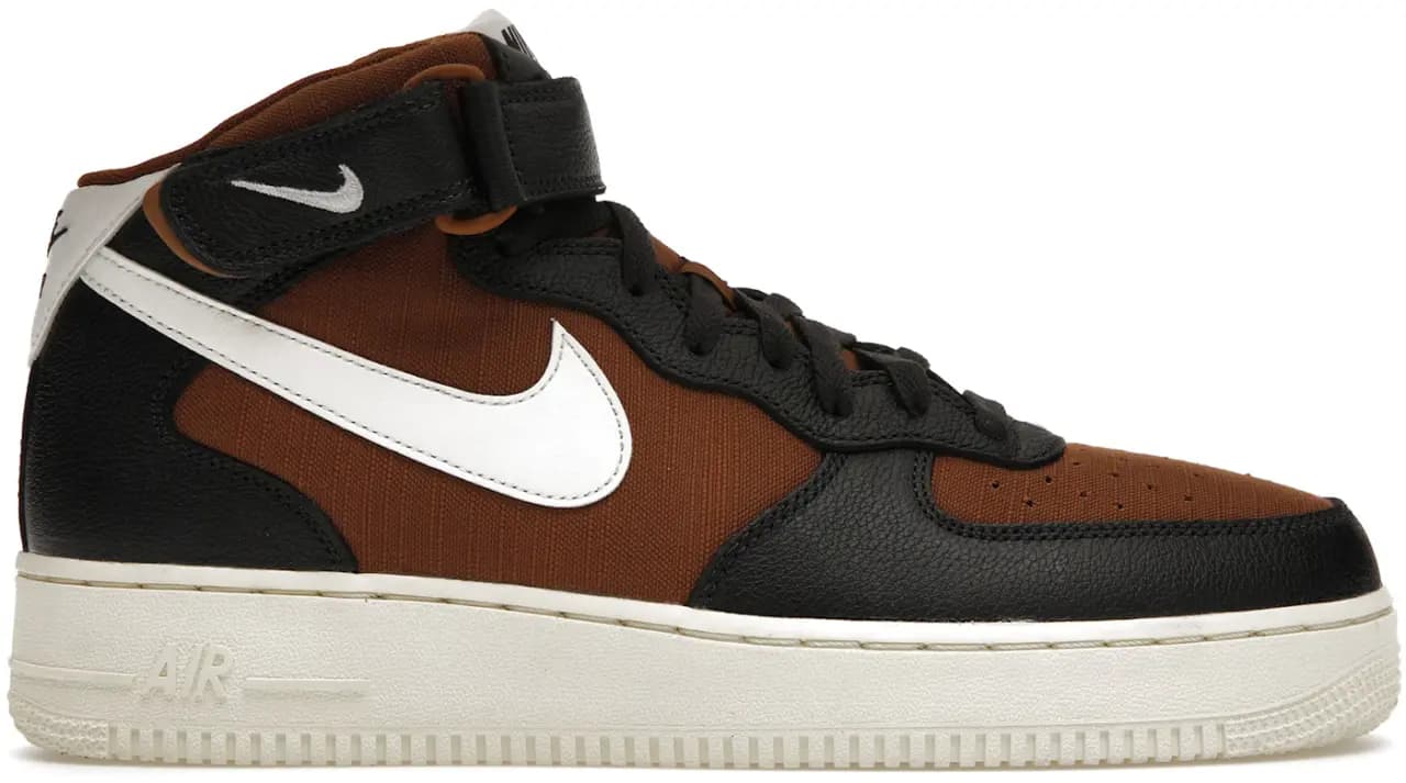 Giày Nike Air Force 1 Mid '07 Vintage 'Off-Noir And Pecan' DQ8766-001