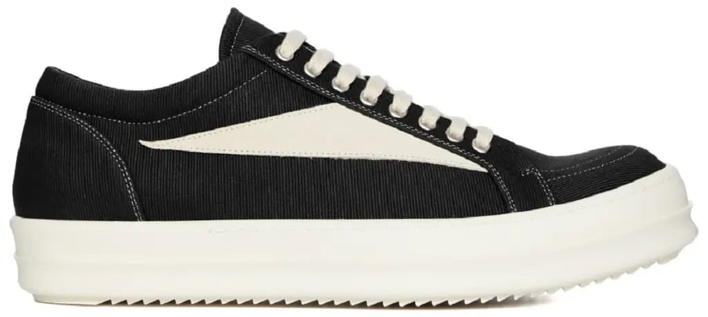 Giày Rick Owens Drkshdw Luxor Denim Vintage 'Black Milk' DU02C5803DO-911