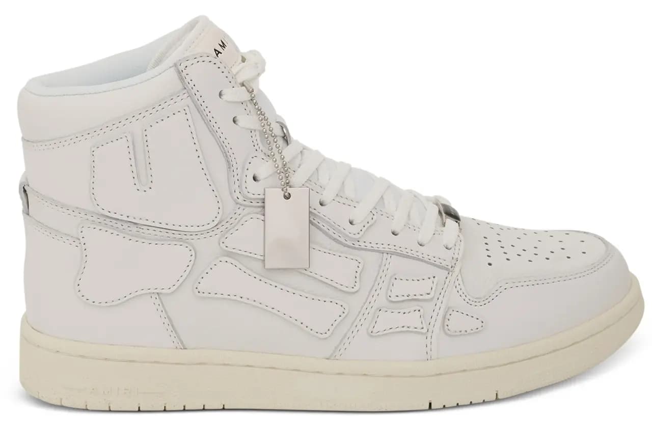 Giày Amiri Skel Hi Top 'White' MFS002-100