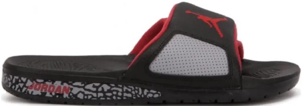 Dép Air Jordan Hydro 3 Retro Slide 'Black Red Grey' 854556-003