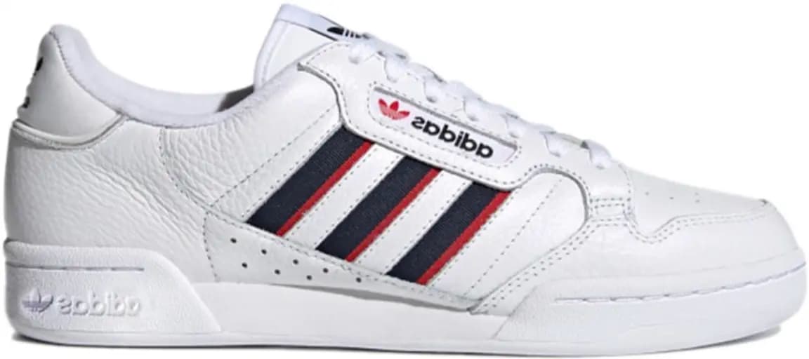 Giày Adidas Continental 80 'Stripes - White Vivid Red' FX5090
