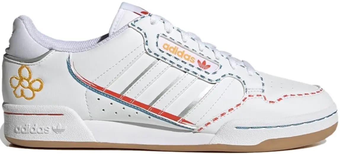 Giày Adidas Continental 80 Stripes 'Embroidered Flower' GZ3044