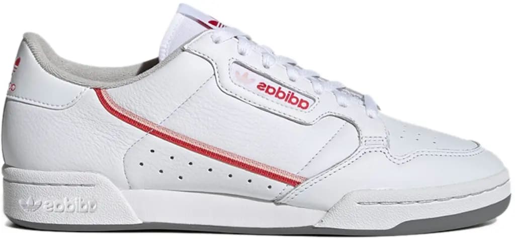 Giày Adidas Continental 80 'White Glory Red' EF5989