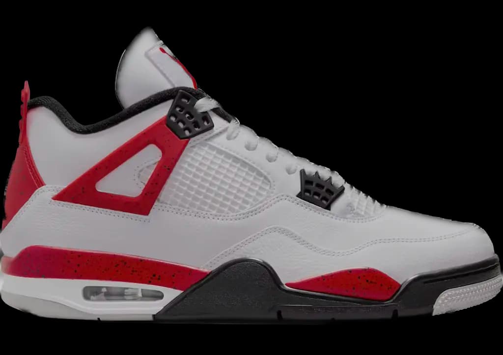 Giày Nike Air Jordan 4 Retro 'Red Cement' (GS) 408452-161