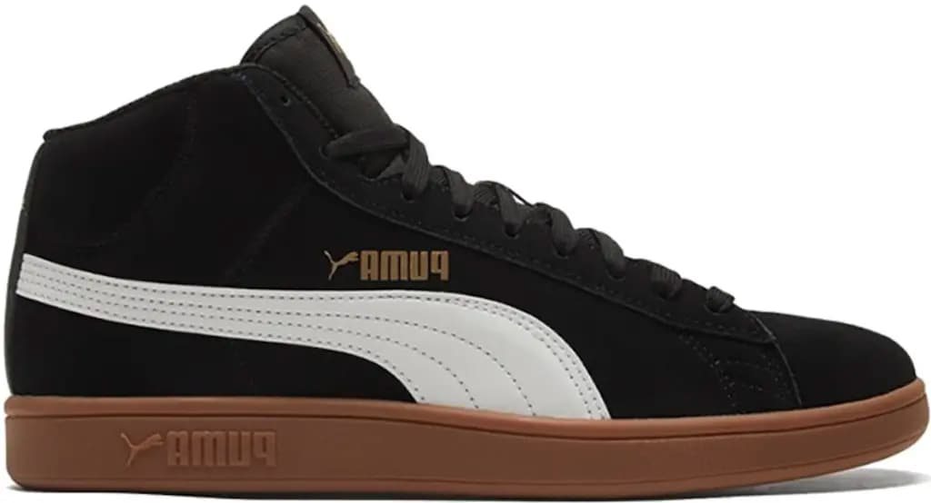 Giày Puma Smash V2 Mid 'Black White Brown' 366923-09