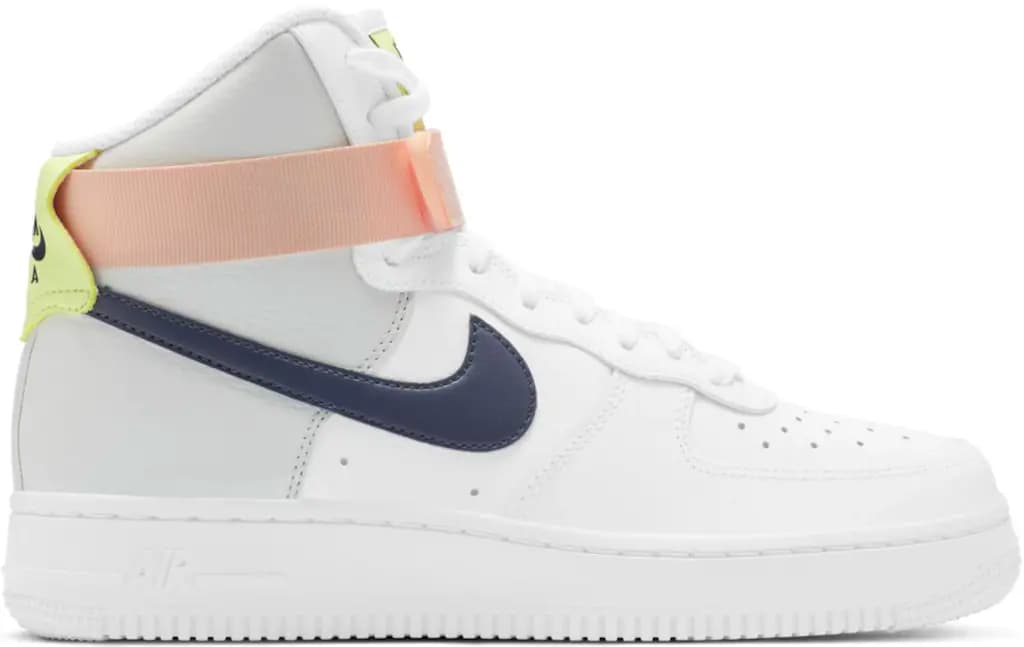 Giày Nike Air Force 1 High 'White Midnight Navy' 334031-117