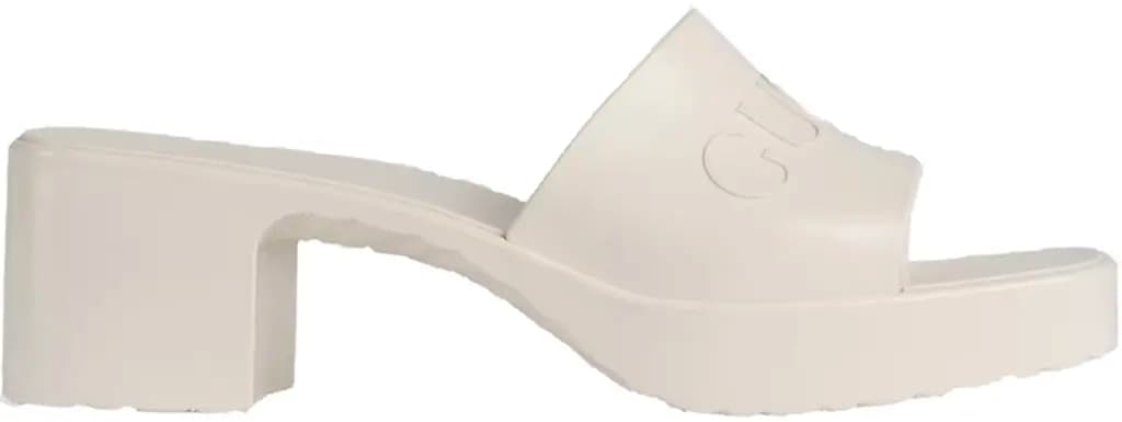 Dép Gucci Rubber Sandal 'White' 624730-J8700-9022