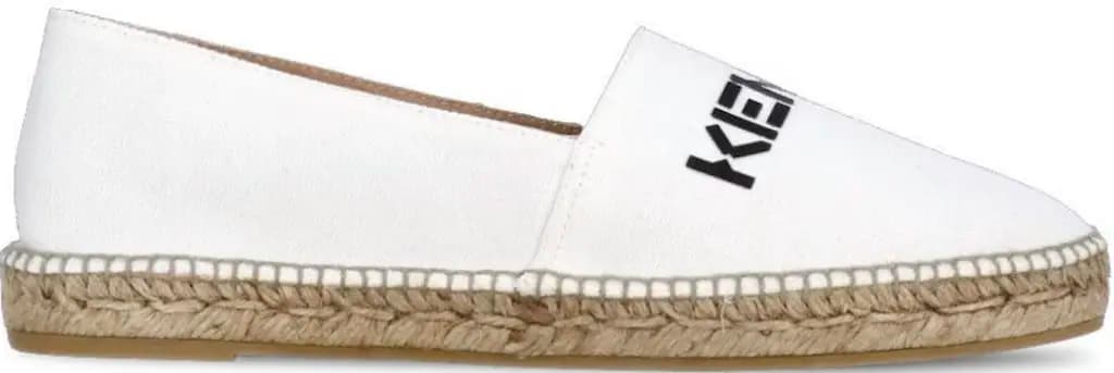 Giày Kenzo Slip On Logo Canvas 'White' FB62ES182F7101