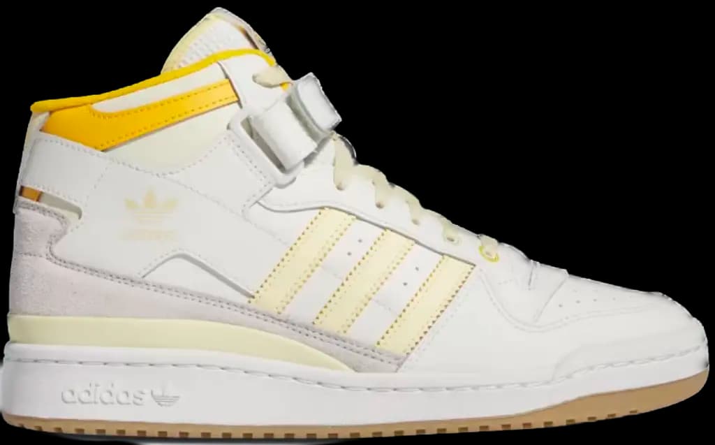 Giày Adidas Originals Forum Mid 'Cloud White Yellow' IE7181